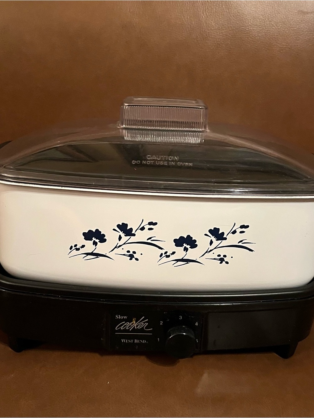 West Bend Slow Cooker w/ Plastic Lid